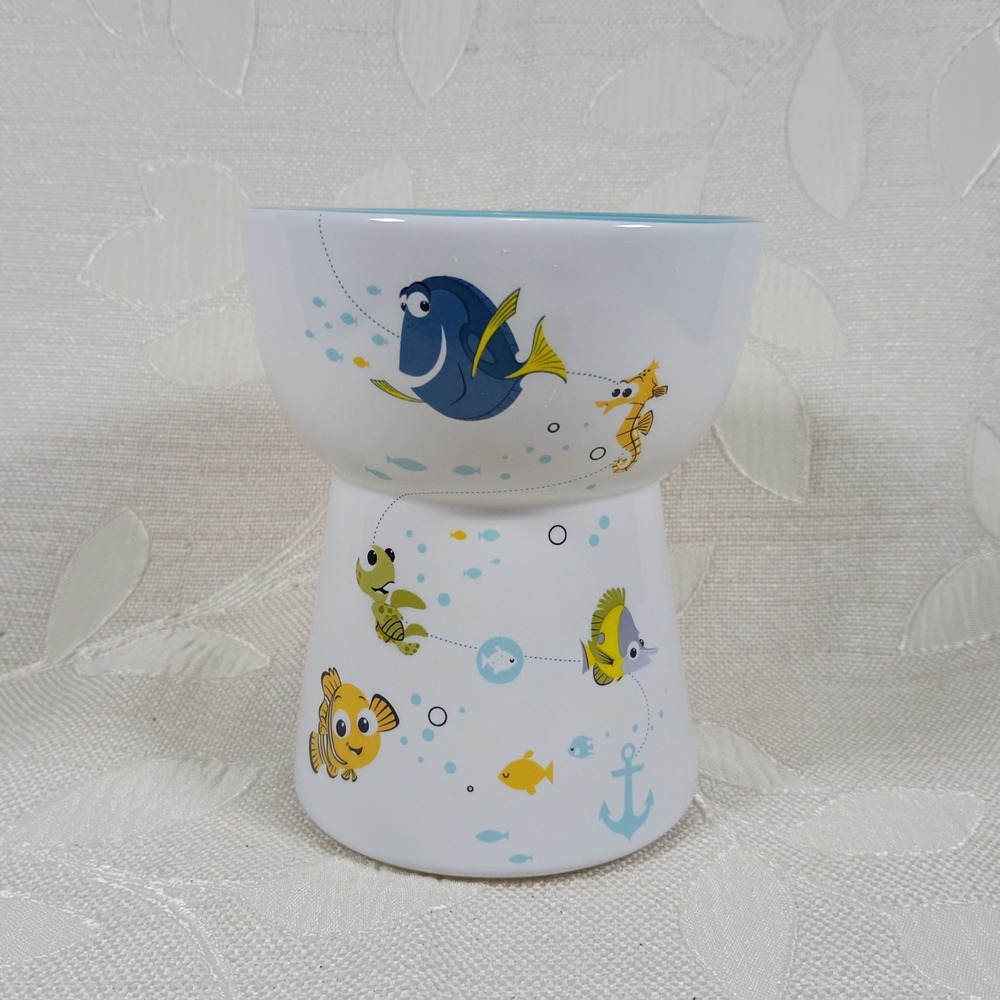 Disney Pixar Finding Nemo Elevated Ceramic Cat Bowl 1 Cup Chewy Exclusive New